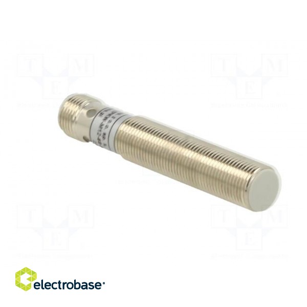 Sensor: inductive | OUT: PNP / NO | 0÷4mm | M12 | IP67 | Mat: brass | PIN: 4 paveikslėlis 8