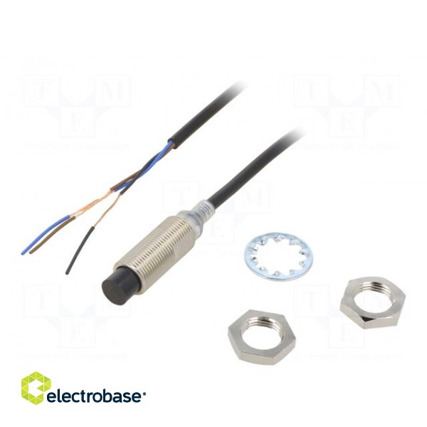 Sensor: inductive | OUT: PNP / NO | 0÷8mm | 10÷30VDC | M12 | IP67 | 200mA