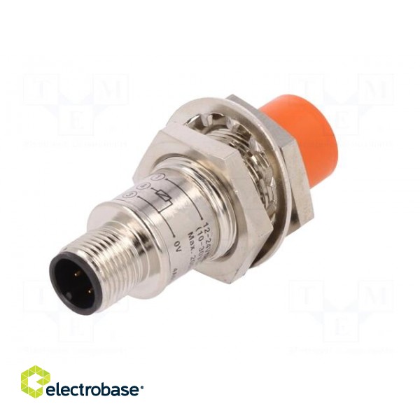 Sensor: inductive | OUT: PNP / NO | 0÷8mm | 10÷30VDC | M18 | IP67 | 200mA image 6