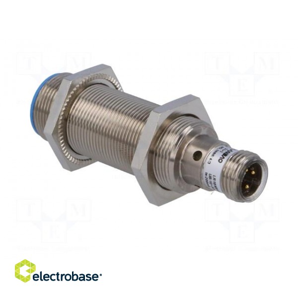 Sensor: inductive | OUT: PNP / NO | 0÷8mm | 10÷30VDC | M18 | IP67 | PIN: 4 image 4