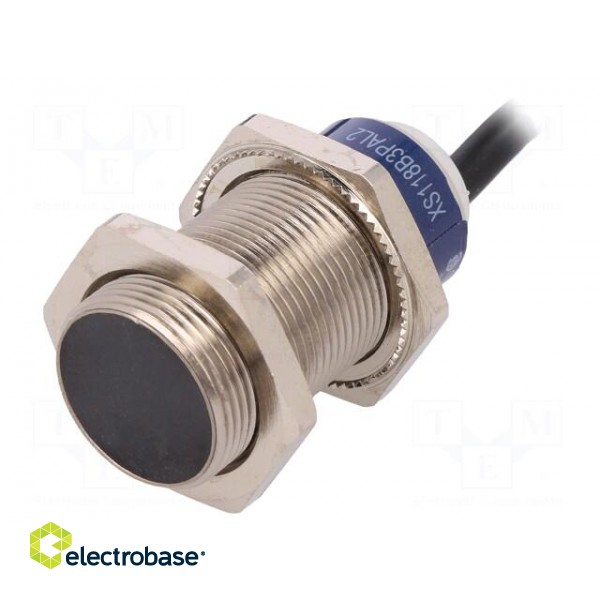 Sensor: inductive | OUT: PNP / NO | 0÷8mm | 12÷24VDC | M18 | IP68 | 200mA