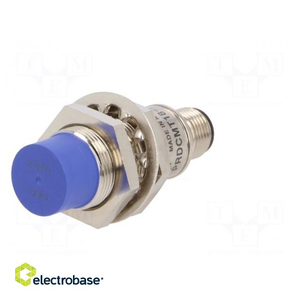 Sensor: inductive | Output conf: 2-wire NO | 0÷14mm | 10÷30VDC | M18 image 2