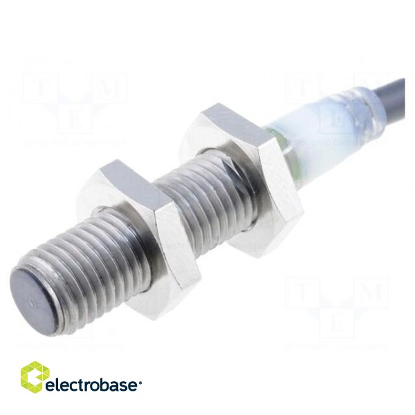 Sensor: inductive | Output conf: 2-wire NO | 0÷2mm | 12÷24VDC | M8