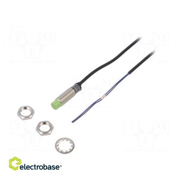 Sensor: inductive | Output conf: 2-wire NO | 0÷4mm | 10÷30VDC | M12