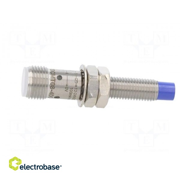 Sensor: inductive | OUT: 2-wire NO | 0÷4mm | 10÷30VDC | M8 | IP67 | 100mA paveikslėlis 7