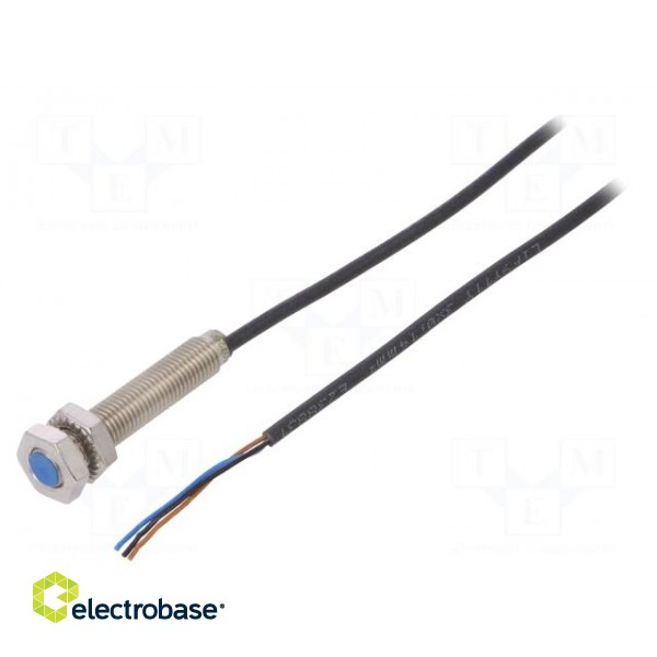 Sensor: inductive | Output conf: NPN / NO | 0÷2mm | 10÷30VDC | M8 | IP68