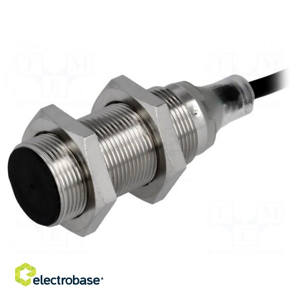 Sensor: inductive | Output conf: NPN / NO | 0÷8mm | 10÷30VDC | M18