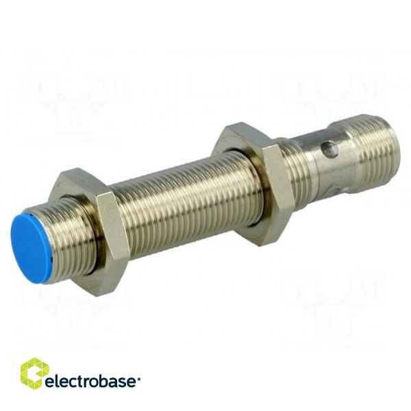 Sensor: inductive | Output conf: PNP / NC | 0÷4mm | 10÷30VDC | M12 paveikslėlis 1