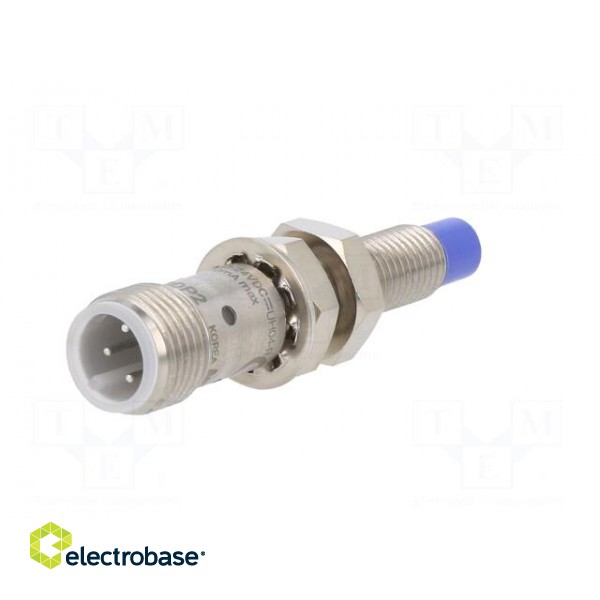 Sensor: inductive | OUT: PNP / NC | 0÷4mm | 10÷30VDC | M8 | IP67 | 100mA paveikslėlis 6