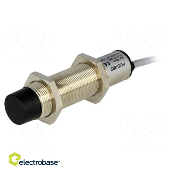 Sensor: inductive | OUT: PNP / NC | 0÷8mm | 10÷30VDC | M18 | IP67 | 200mA