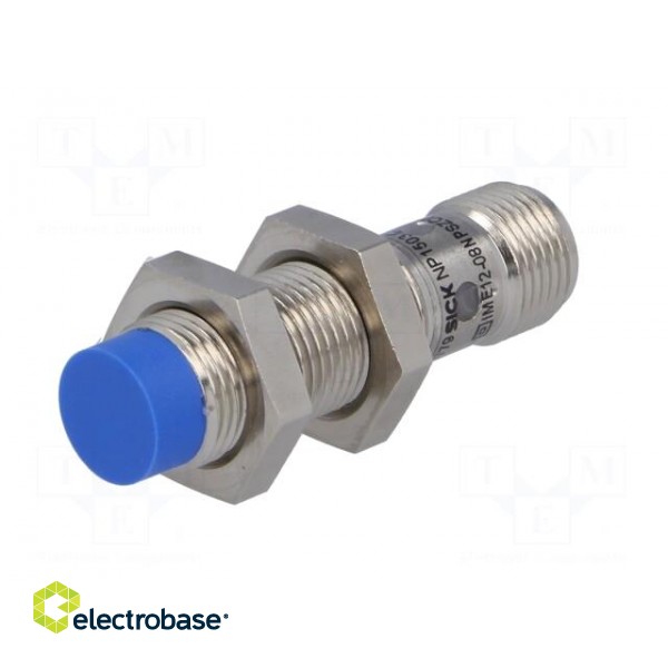 Sensor: inductive | OUT: PNP / NO | 0÷8mm | 10÷30VDC | M12 | IP67 | 200mA image 2