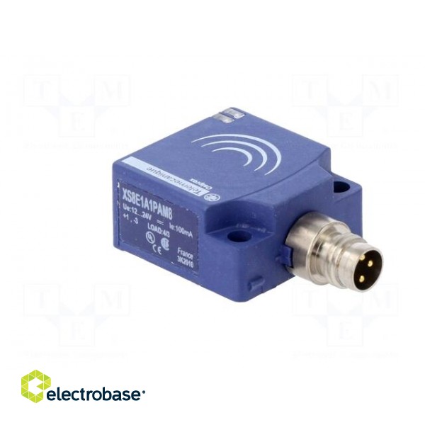 Sensor: inductive | 0÷15mm | PNP / NO | Usup: 12÷24VDC | 100mA | IP67 фото 4