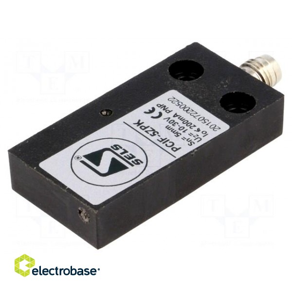 Sensor: inductive | 0÷5mm | PNP / NO | Usup: 10÷30VDC | 200mA | IP67 image 1