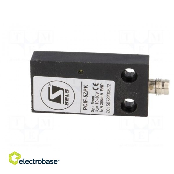 Sensor: inductive | 0÷5mm | PNP / NO | Usup: 10÷30VDC | 200mA | IP67 image 3