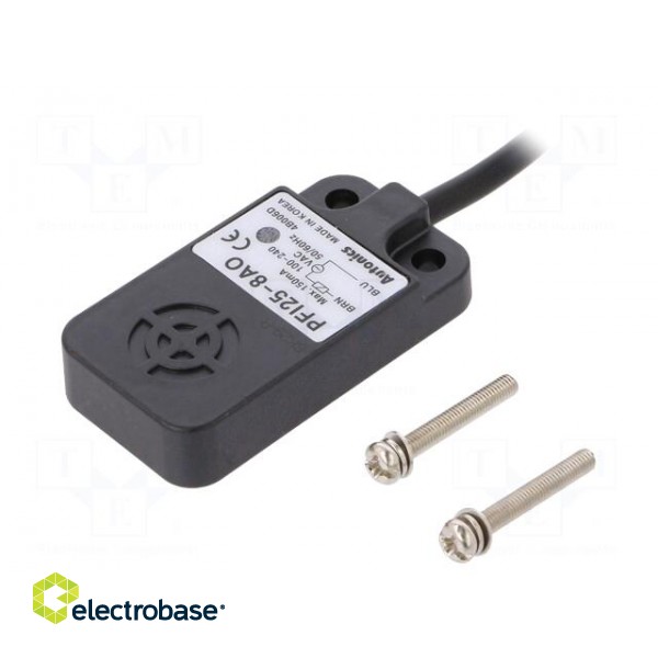 Sensor: inductive | 0÷8mm | 2-wire NO | Usup: 85÷264VAC | 150mA | IP67