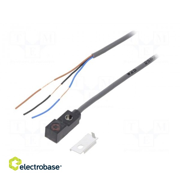 Sensor: inductive | 2.5mm | PNP / NO | Usup: 10÷30VDC | 50mA | lead 1m