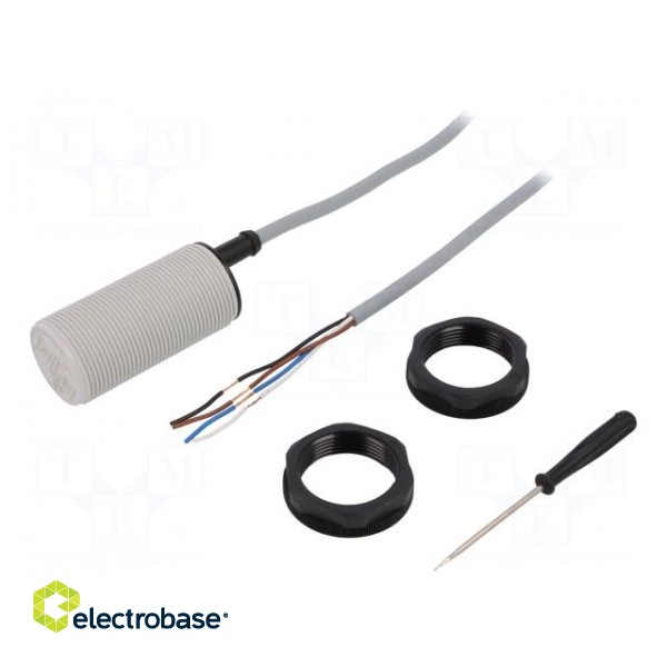 Sensor: capacitive | Range: 0÷16mm | Output conf: PNP / NO + NC