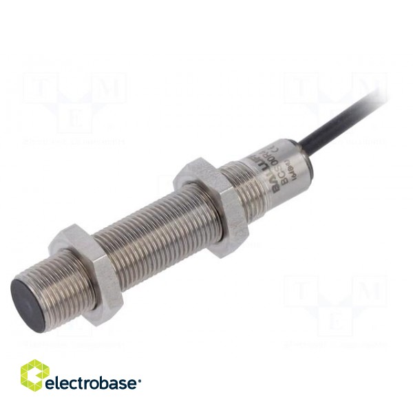 Sensor: capacitive | Range: 1÷4mm | Output conf: PNP / NO | Mat: steel