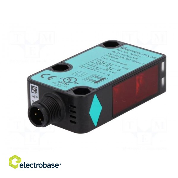 Sensor: photoelectric | Range: 0.2÷9m | push/pull | DARK-ON | 100mA фото 2