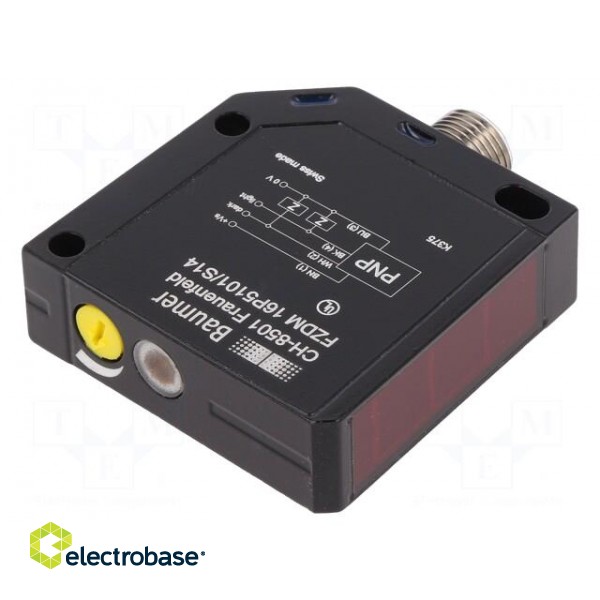 Sensor: photoelectric | Range: 0÷400mm | PNP | DARK-ON,LIGHT-ON |  paveikslėlis 1