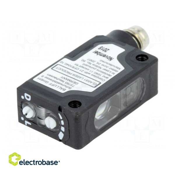 Sensor: photoelectric | Range: 20÷300mm | PNP | DARK-ON | 100mA | PIN: 4 image 1