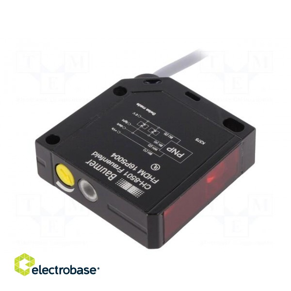 Sensor: photoelectric | Range: 20÷600mm | PNP | DARK-ON,LIGHT-ON