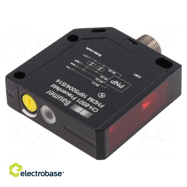 Sensor: photoelectric | Range: 20÷600mm | PNP | DARK-ON,LIGHT-ON image 1