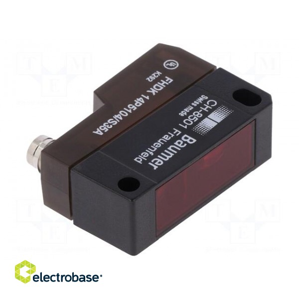 Sensor: photoelectric | Range: 30÷500mm | PNP | DARK-ON,LIGHT-ON paveikslėlis 1