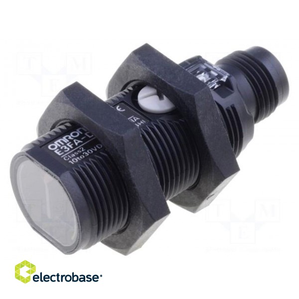 Sensor: photoelectric | straight | Range: 0.3m | PNP | Usup: 10÷30VDC