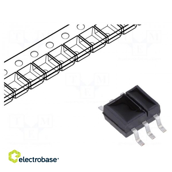 Sensor: optocoupler | Slot width: 3.4mm | 16V | OUT: transistor