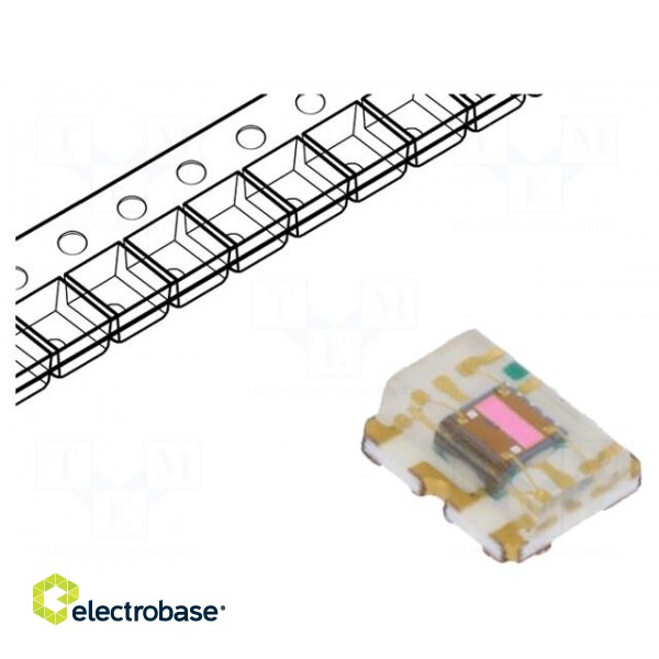 Sensor: ambient light | Usup: 2÷3.6VDC | SMT | 2.4x2x0.8mm