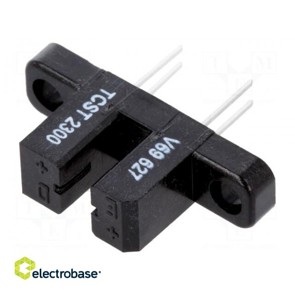 Sensor: optocoupler | Slot width: 3.1mm | Aperture width: 0.25mm