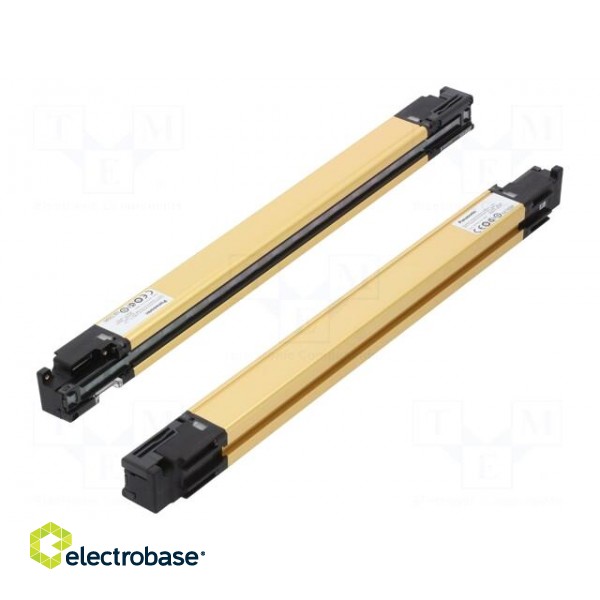 Safety light curtain | H: 390mm | 0÷15m | IP67 | SF4D | 24VDC | lead paveikslėlis 1