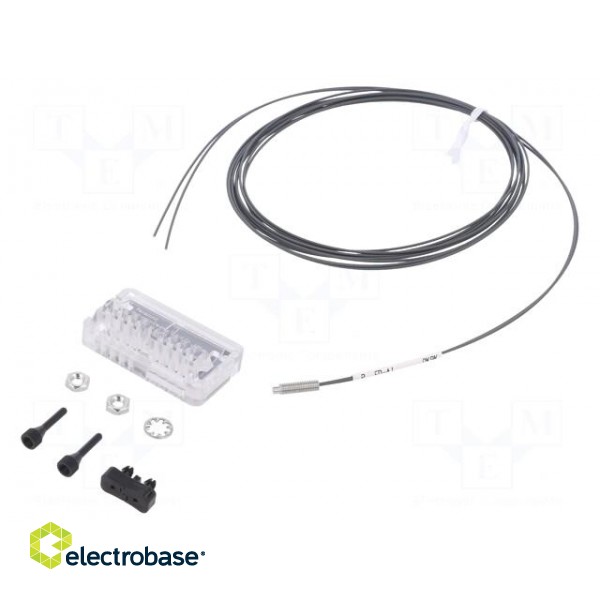 Sensor: fiber-optic | Range: 0÷125mm | IP67 | -55÷80°C | Len: 2m
