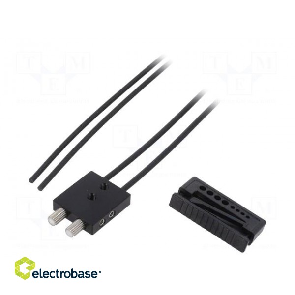 Sensor: fiber-optic | Range: 0÷130mm | -40÷105°C | Len: 2m