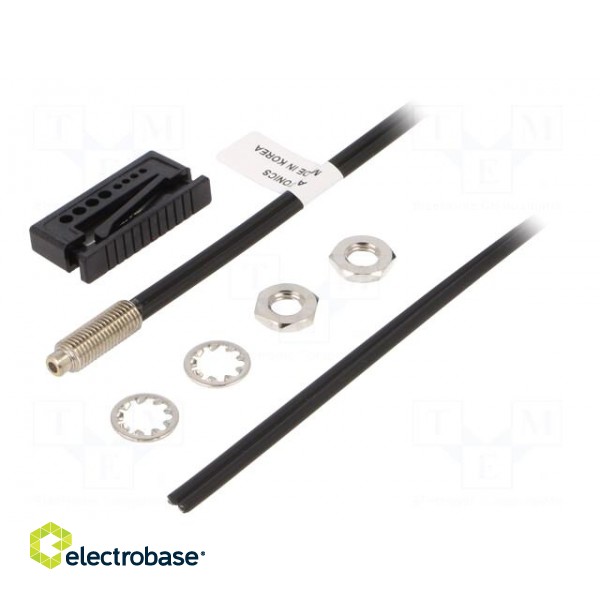Sensor: fiber-optic | Range: 0÷130mm | -40÷60°C | Len: 2m | Thread: M6