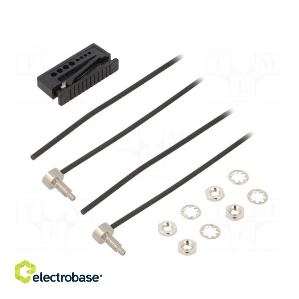 Sensor: fiber-optic | Range: 0÷460mm | -40÷60°C | Len: 1m | Thread: M4