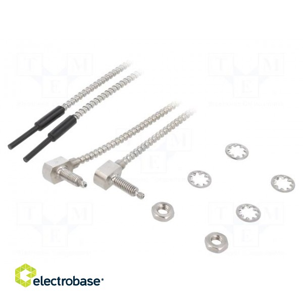 Sensor: fiber-optic | Range: 0÷650mm | -60÷250°C | Len: 2m | Thread: M4