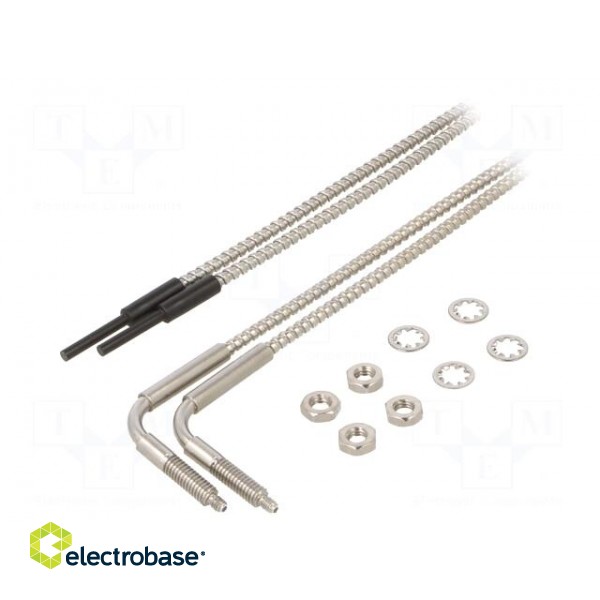 Sensor: fiber-optic | Range: 0÷680mm | -60÷350°C | Len: 2m | Thread: M4