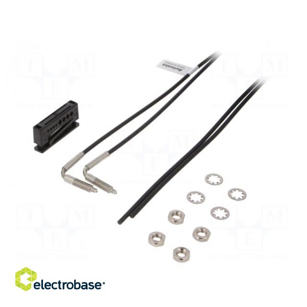 Sensor: fiber-optic | Range: 0÷710mm | -30÷70°C | Len: 2m | Thread: M4