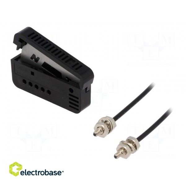 Sensor: fiber-optic | Range: 3900mm | -40÷70°C | Len: 2m | Housing: M4