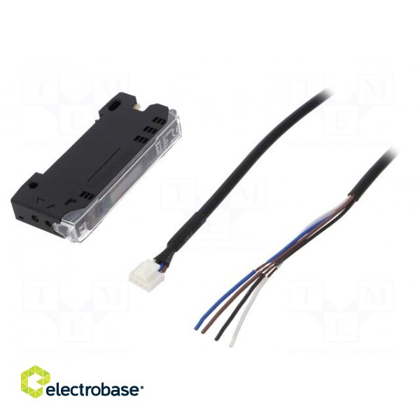 Sensor: optical fibre amplifier | NPN | IP40 | 12÷24VDC | -10÷50°C image 1