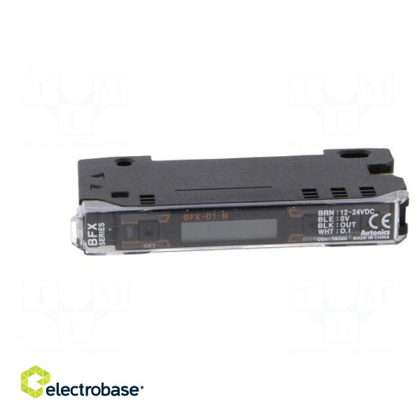 Sensor: optical fibre amplifier | NPN | IP40 | 12÷24VDC | -10÷50°C image 3