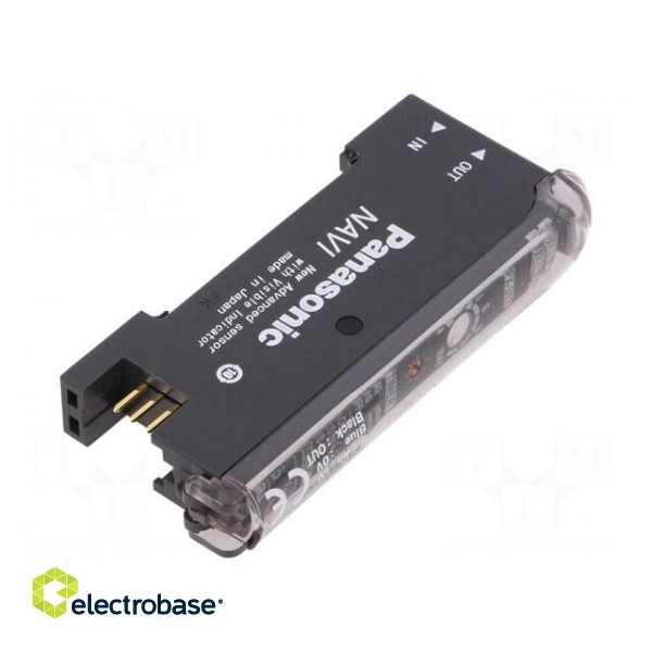 Sensor: optical fibre amplifier | NPN | IP40 | 12÷24VDC | -10÷55°C image 1