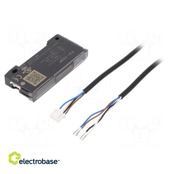 Sensor: optical fiber amplifier | PNP | Connection: connectors image 1