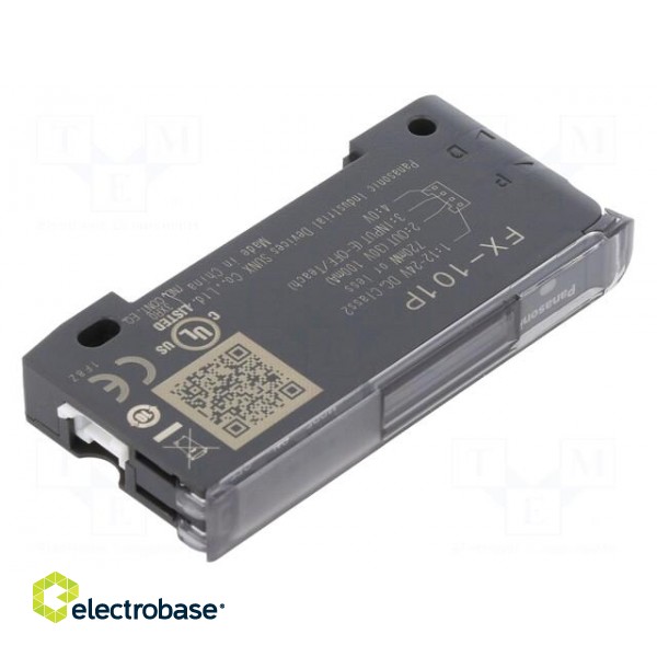 Sensor: optical fiber amplifier | PNP | Connection: connectors