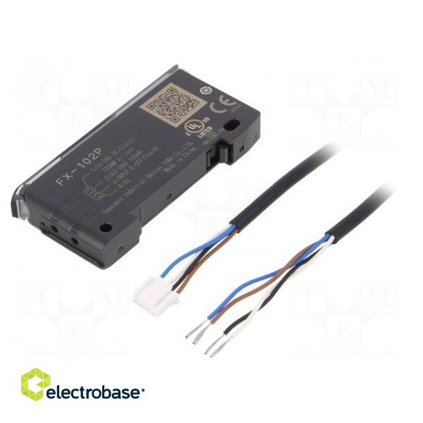 Sensor: optical fiber amplifier | PNP | Connection: connectors image 2