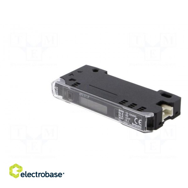Sensor: optical fiber amplifier | PNP | IP40 | 12÷24VDC | -10÷50°C paveikslėlis 4