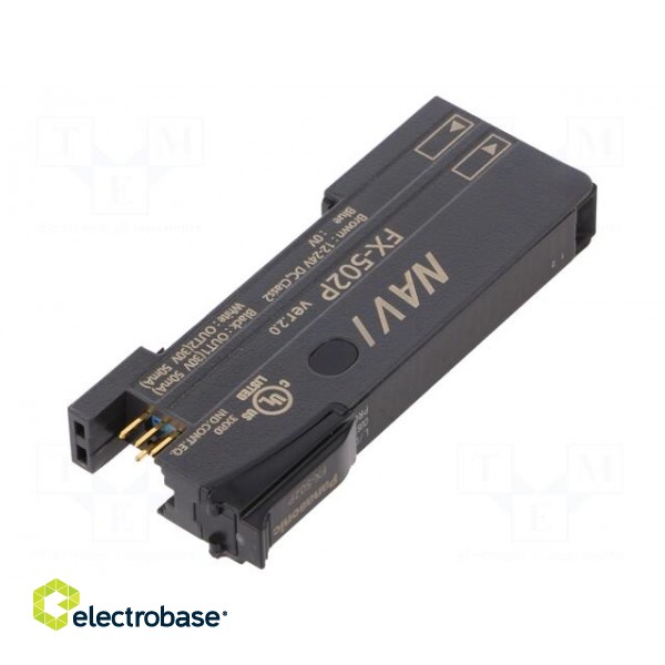 Sensor: optical fiber amplifier | PNP | IP40 | 12÷24VDC | -10÷55°C image 1