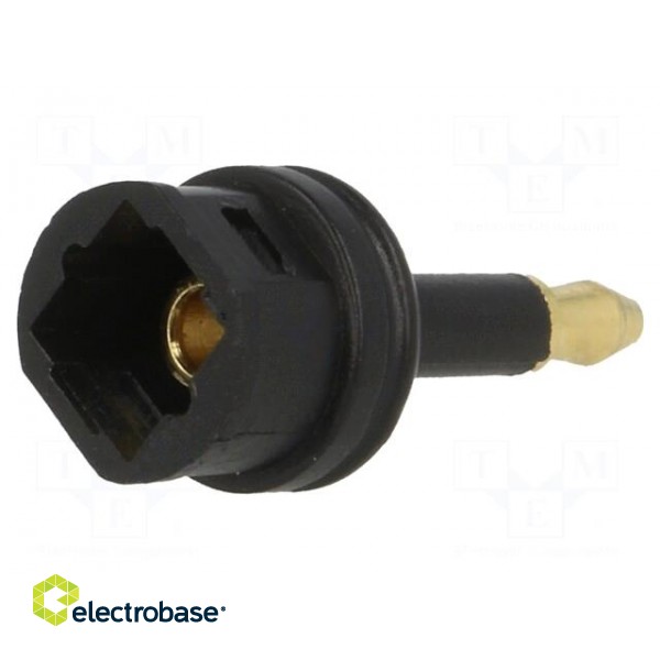 Toslink component: adapter plug-socket фото 1